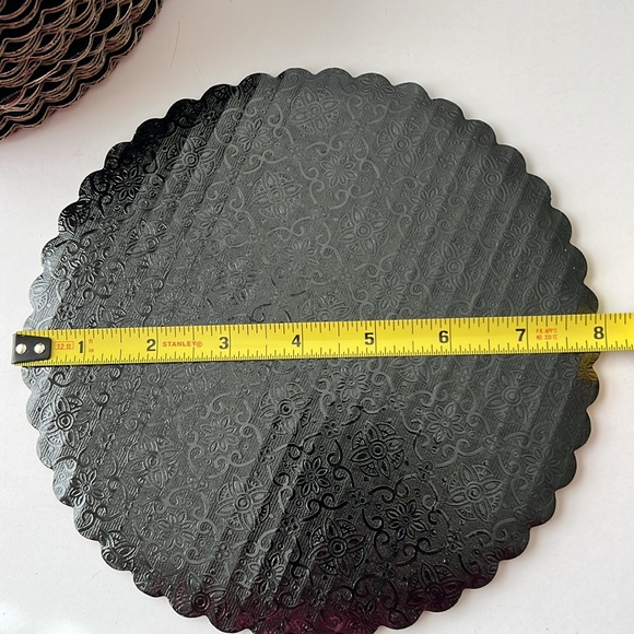 8” Round Black Cake Board 25pcs - Picture 5 of 5